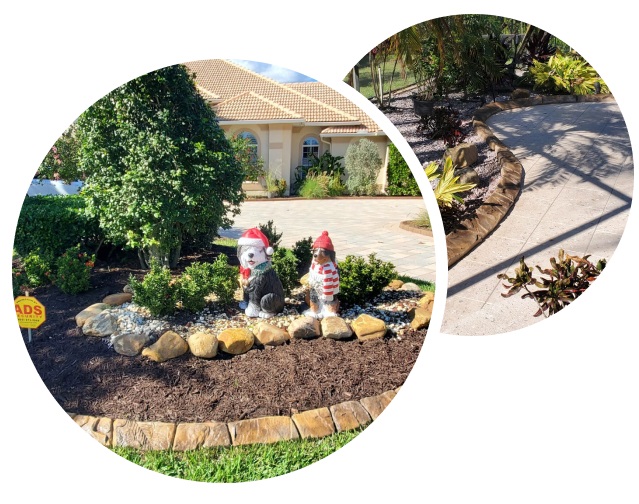 Concrete Landscape Edging in Jupiter Beach, FL