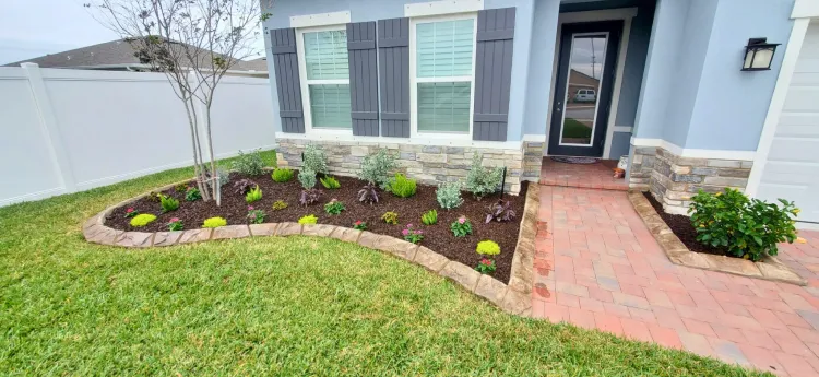 Concrete Landscape Edging in Broward County, FL